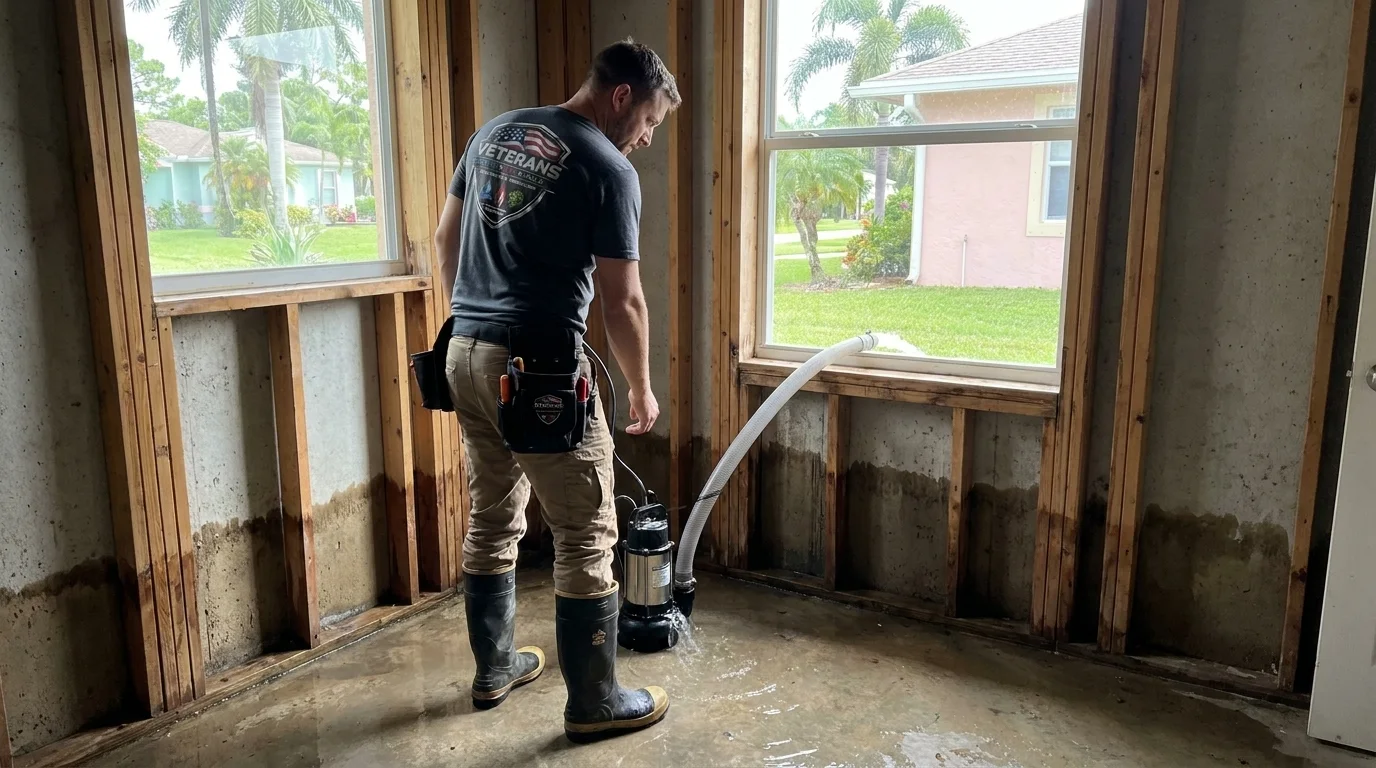 24/7 Emergency Basement Flooding Cleanup in Freeport